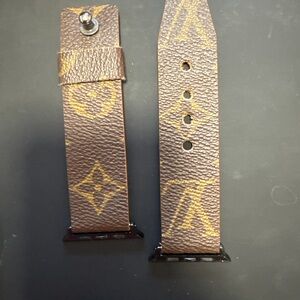 Luxury Brown Leather Watch Strap